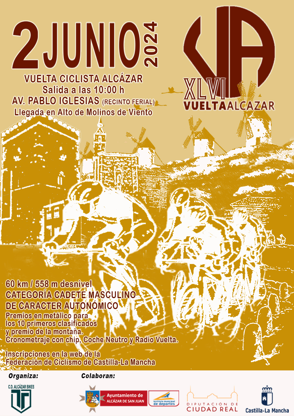 Cartel Vuelta Alcazar 2024